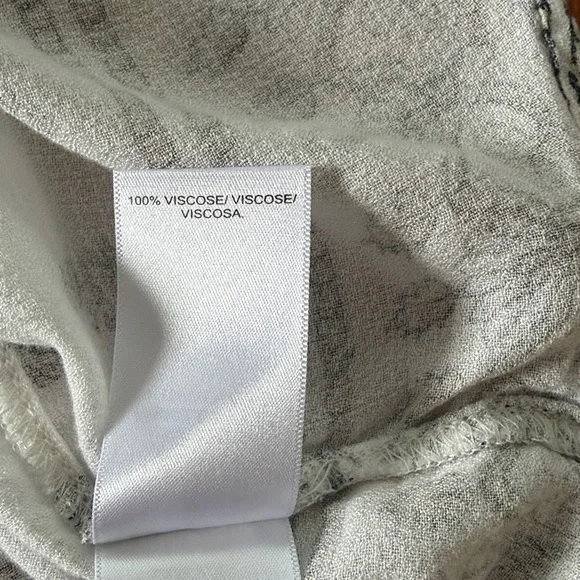 Lucky Brand White Boho Top Medium - Picture 5 of 5